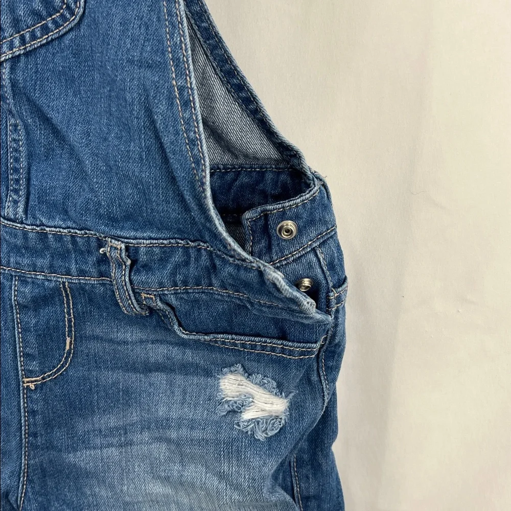 The Children’s Place - Girl’s Overall - Jean - Med Blue - Size 6x - Jean Short